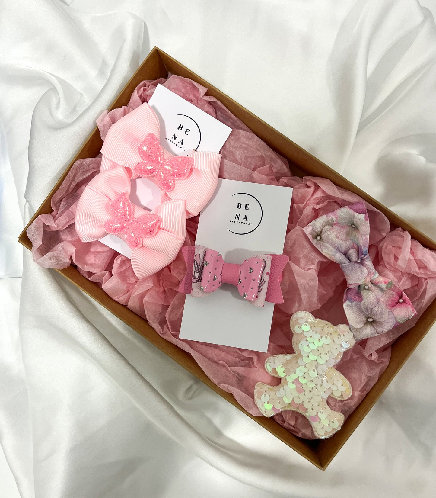 Plaukų aksesuarų rinkinys mergaitėms