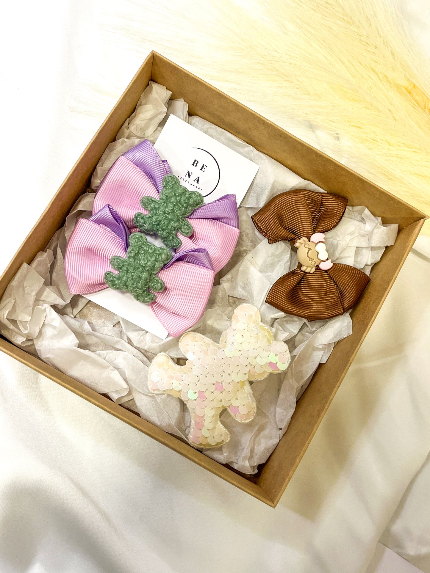 Plaukų aksesuarų rinkinys mergaitėms